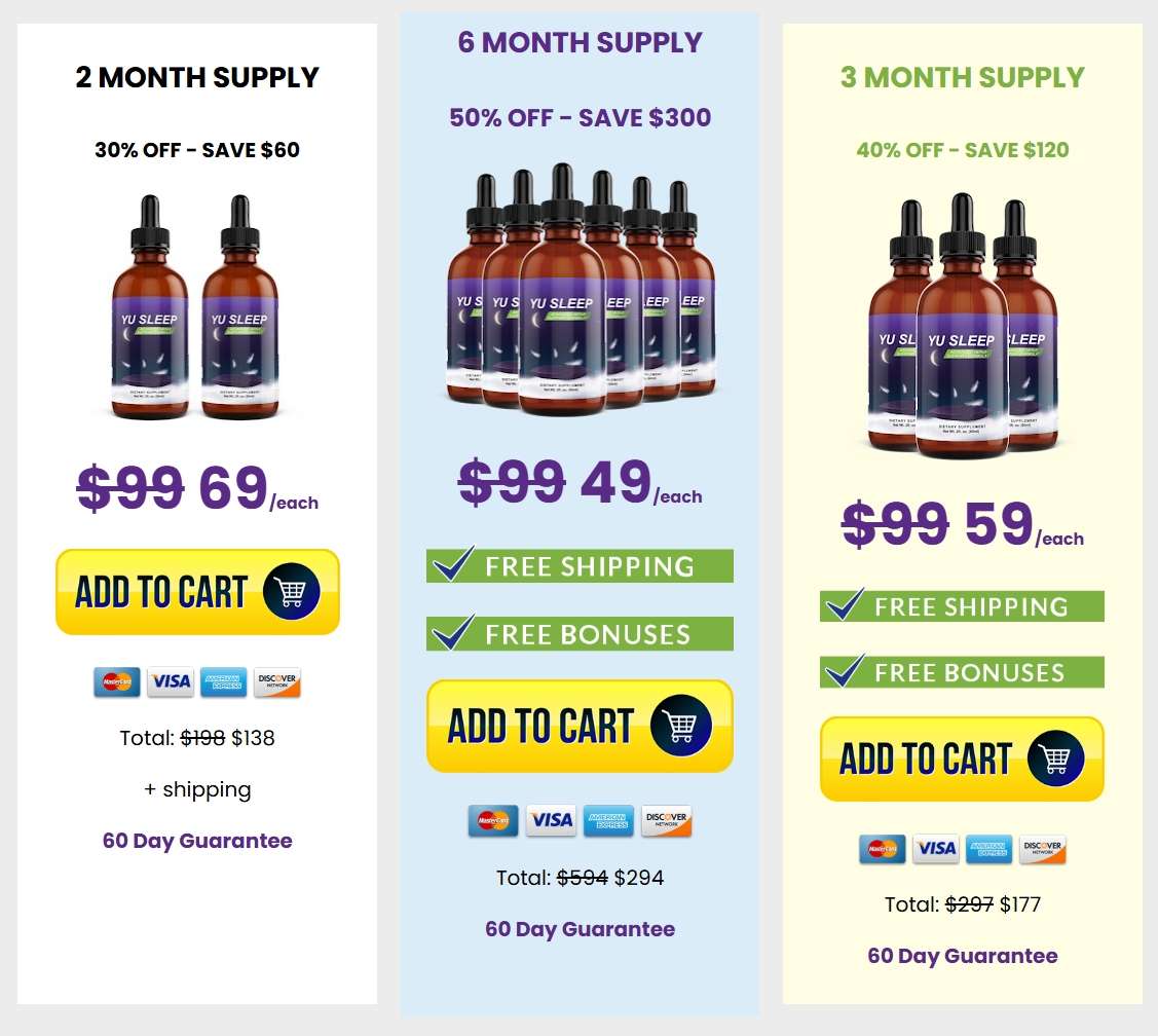 Yu Sleep Price Packages